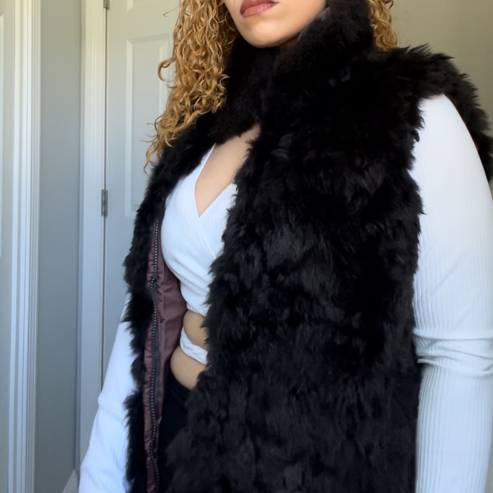 Vintage Faux Fur Vest